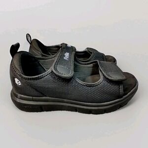FitVille Recovery Sandals Women 8.5W Black Comfort Arch Support
